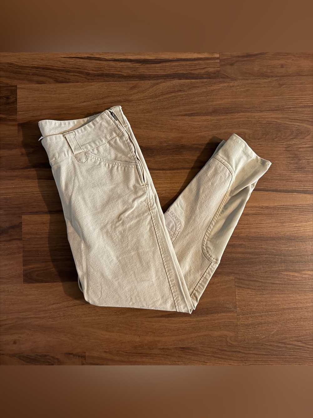 Women’s Size 30R Tan Smartpak Knee Patch Horseback Riding Breeches